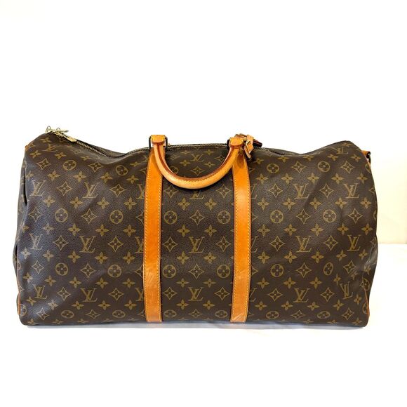 Louis Vuitton Monogram Keepall Bandouliere 55 With Strap COA Included - Picture 3 of 15